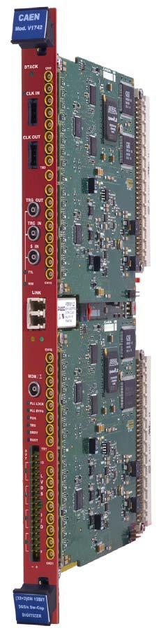 CAEN V1742 Waveform Digitizer 32+2 channel, 12 bit Selectable 5, 2.