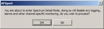 Spectrum Detail: The RFXpert software also includes a Spectrum Detail tab.