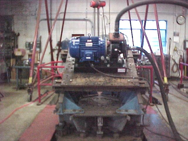 Pump Shaft Perpendicular to Incline Shock Test