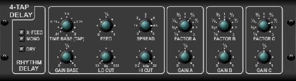 (Inspired by the Lexicon 300/480L) Adjusting the PRE DELAY knob adds up to 00 milliseconds of time before the reverb follows the source signal.