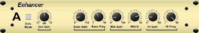 Select the compression ratio, then raise the ATTACK knob to lightly compress the signal.