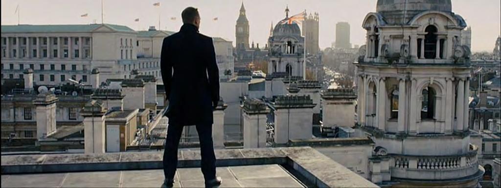 Britishness The connection between James Bond and British identity is visually achieved through the