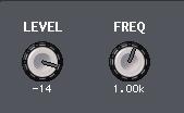 You can use the [TOUCH AND TURN] knob to adjust the value. Mode = SINE WAVE 2CH 3 5 4 LEVEL knob (ODD/L)... Indicates the output level of the sine wave on the ODD/L side.