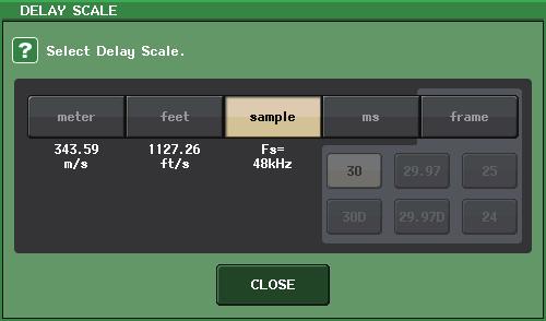 Input channels Channel name display indication In SENDS ON FADER mode, ON/OFF is indicated for the channel.
