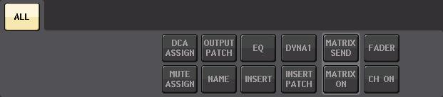 5 Channel select button Selects the channel for which you want to set the Recall Safe function. Switching channels using this button will not affect the channel selection on the top panel.