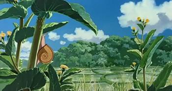 Hayao Miyazaki, 1988) This focus on the landscape recurs in the rest of the film when the landscape,
