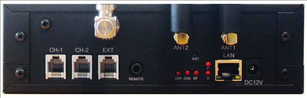 Serial Connector: for maintenance setting (Option) Back Panel 1) LASER CH1, CH2 Transducer connectors 2) EXT - Ports for additional