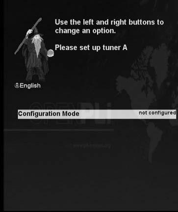 A. Configuring Tuner Using LEFT/RIGHT key, you can choose one of the following Configuration Modes: Nothing connected