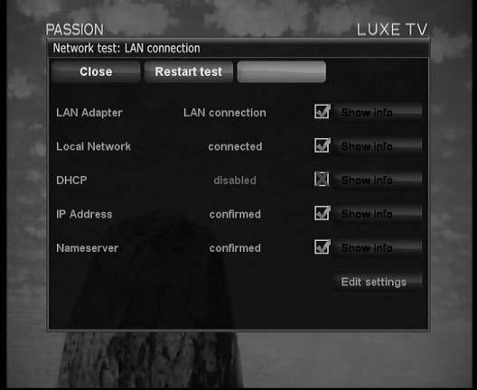 for Linux set top box. Using this menu, you can use a different Skin other than the default one.