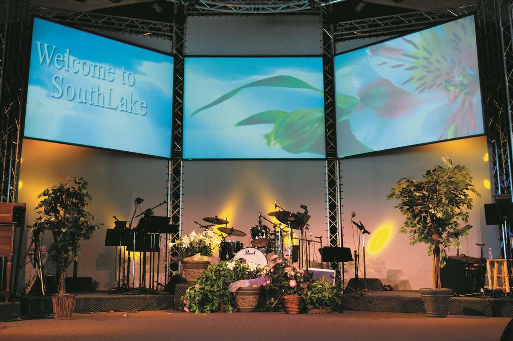 Church Streaming Technical Requirements Audio and Video recording with displays used for presentation, information, and