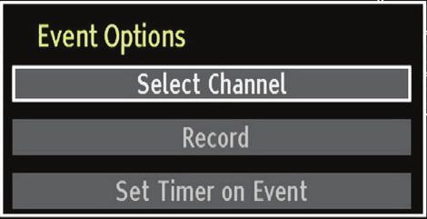 Numeric buttons (Jump): Jumps to the preferred channel directly via numeric buttons. OK (Options): views/records or sets timer for future programs. Text button (Filter): Views fi ltering options.