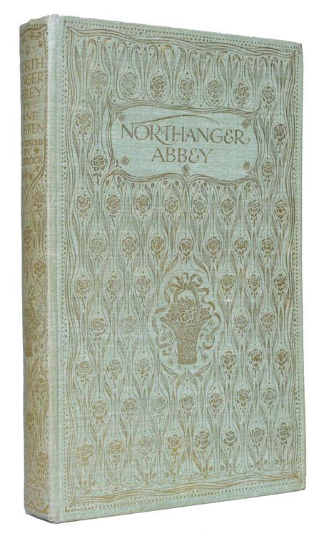 24. AUSTEN (Jane). Northanger Abbey. With twenty-four coloured illustrations by C. E. Brock. Frontispiece, decorative title-page (with tissue guard) and 22 plates. First Brock Edition. 8vo.