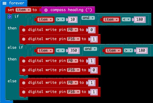 Note: You may need to disable your ad/pop-up blocker to interact with the MakeCode programming environment and simulated circuit! Code to Note Let s take a look at the code blocks in this experiment.