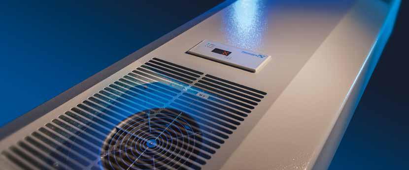 THERMAL MANAGEMENT: Determine the correct air conditioning products. Cooling with filterfans. A filterfan sends cool, filtered ambient air into the interior of the electrical enclosure.