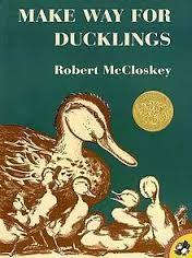 28 Title: Make Way For Ducklings Author: Robert McCloskey Illustrator: Robert McCloskey Copyright Date: 1941 Identify the kind(s) of picture books: story book Author s style: narrative and dialogue