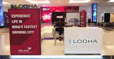 Lodha Properties Lodha Properties one of the largest developers based in India, booked a foyer stand from 22nd to 28th June 2017 (the week of EID) at VOX Cinemas (City Centre Deira) alongside