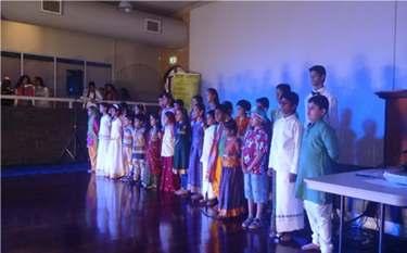 On the second day our children were asked to participate in the cultural evening organised by the school.