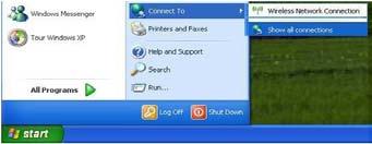 type ncpa.cpl into the Start menu search box: 3.