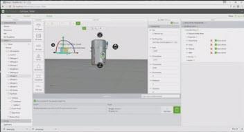 IT: HOW IT WAS DONE FOR MARKETING For the Virtual Brochure, a Thingworx Studio Experience was created, showing: The 3D model for the device The various animation sequences created with Creo