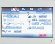 StitchLiner5500 The has a 7" color touch screen display for easy and intuitive setup and operation.