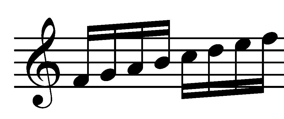 d. eighth note ANS: [a] REF: Musician s Guide, p. 25 5. Which note value is shown in this example? a. thirty-second notes b. eighth notes c. sixteenth notes d.