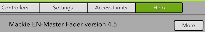 This lets you upgrade at your convenience. If you don't know the version you are currently using, go to Tools > Help on Master Fader. The version is listed near the top of the screen.