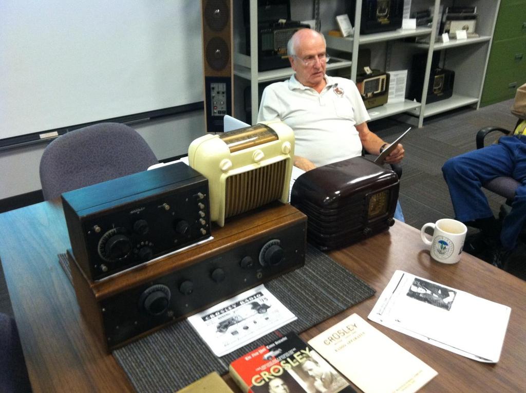 Dave Cisco and his display of Crosley