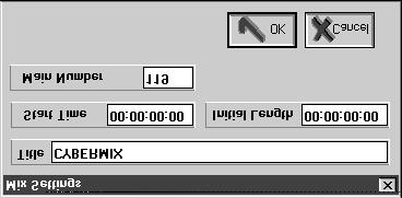 4. Mixdown Page 18 4. Mixdown 4.1 Starting, Loading and Saving a Mix Starting a New Mix The New command from the File Menu clears all current mix information.