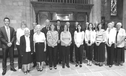 St Mary s choir, conducted by David Hewett and accompanied by Joyce Morris Locus Iste Bruckner A Gaelic Blessing Rutter The choir of St Mary's leads congregational singing and sings anthems at the