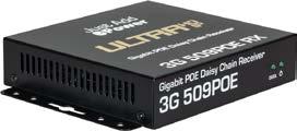 3G Project Planning Guide Product Listing Receiver Display Side 3G 4K Model PoE Description Image 508POE Gigabit