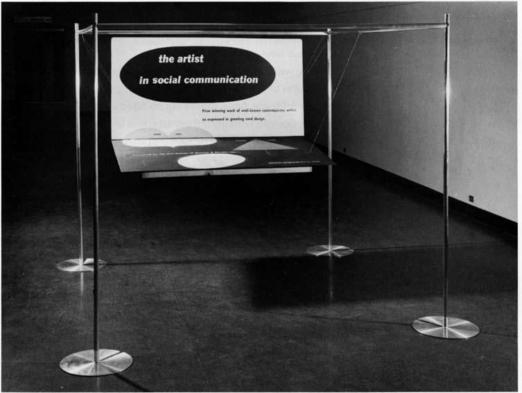 Struc-Tube George Nelson, Struc-Tube assembled set-up of the exhibition system, 1948.