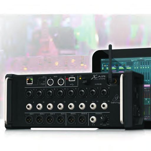 stereo WAV recording and playback Award-winning X32 effects rack featuring 4 stereo FX slots including high-end simulations such as Lexicon 480L* and PCM70*, EMT250* and Quantec QRS* etc.