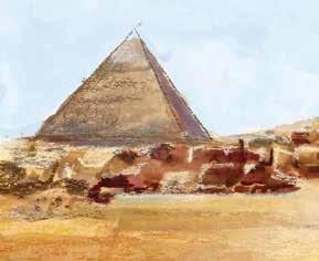 CHAPTER 3 Pyramids and Mummies In ancient Egypt, pyramids and tombs were burial places for important people, such as pharaohs. Pyramids were made from stone blocks.