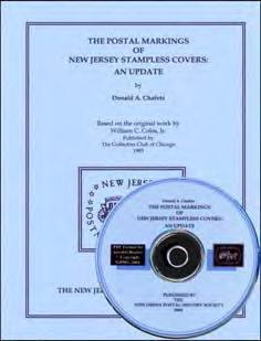 THE NEW JERSEY POSTAL HISTORY SOCIETY LITERATURE AVAILABLE FOR IMMEDIATE DELIVERY, Post paid, send check to: