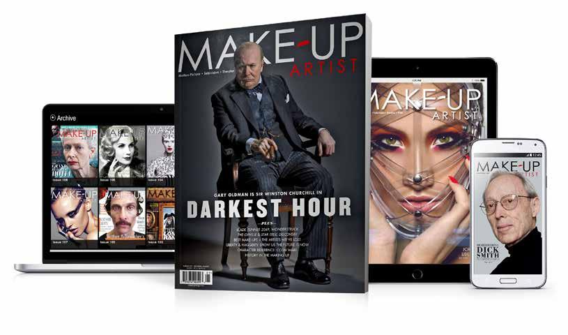 ABOUT OUR MISSION: THE FIRST of its kind, Make-Up Artist magazine is the industry s go-to source for complete information about practical effects and beauty make-up.