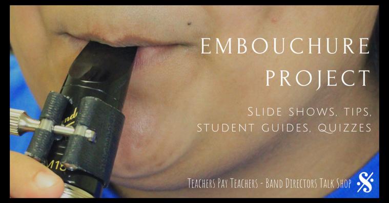 Here s what I should see for clarinet embouchure: The muscles of the chin For most students, when their chin is really flat will have tiny little muscles on the front, bottom edge of their chin (and