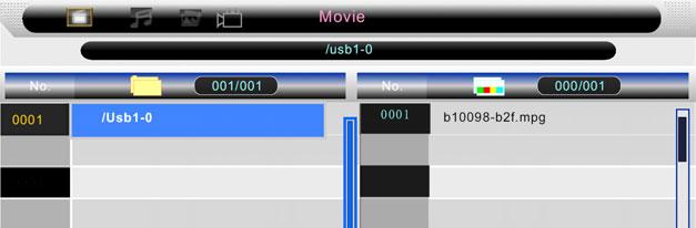 IDTV USB MODE / MEDIA PLAYER Movie Music Photo Recorded Programs USB mode offers playback of various different
