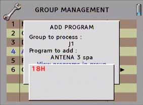 In the dialog box there is a last option Watch programs of the group. In this mode, we can have a control about the programs that we want to add to the group.