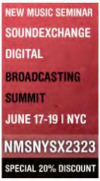 Register for New Music Seminar Join us at the New Music Seminar for the SoundExchange Digital Broadcasting Summit New York City, June 17 19 New Music Seminar