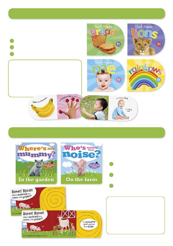 6cm Extent: 10 pages Format: Board book with padded cover Price: 3.99 Rights sold: Australia, North America Lift-the-flap board books Babies will love these fun first board books.