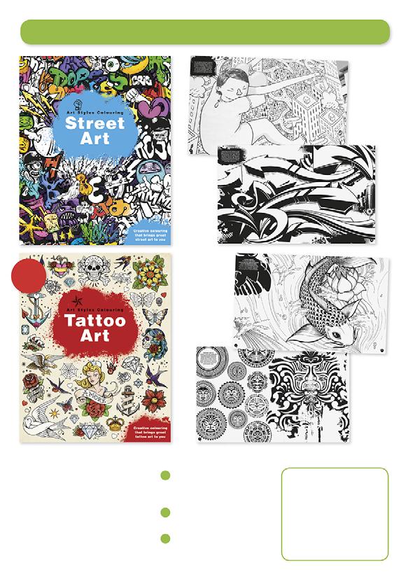 Art styles colouring Words of wisdom series Explore art styles with these exciting new colouring books.