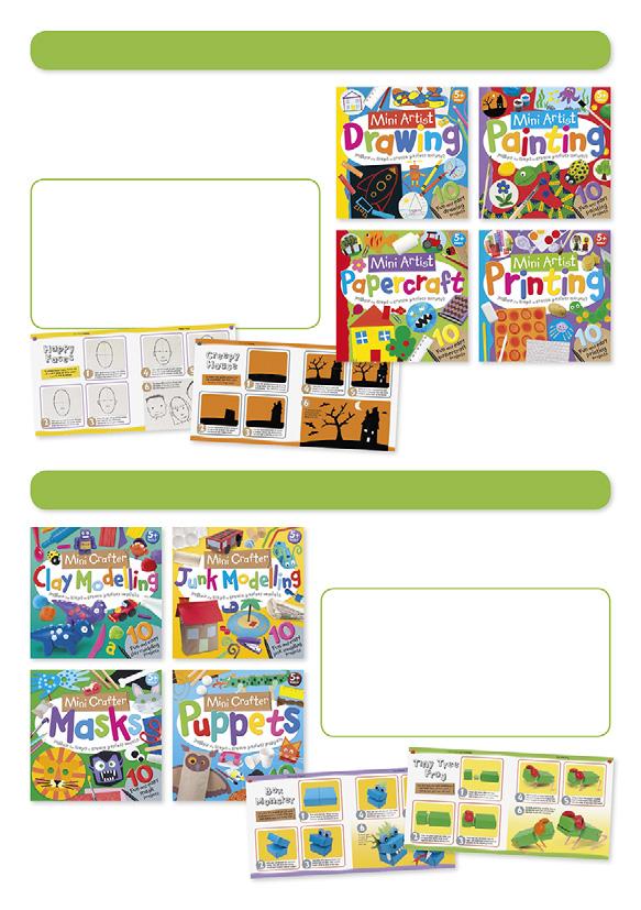 Packed with lovely, simple projects children to make, the Mini artist series is a first introduction to arts and crafts.