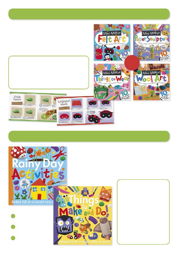 Series : Mini artist Titles: Drawing, Painting, Papercraft, Printing Size: 20 x 20cm Extent: 24 pages Price: 5.99 / 3.