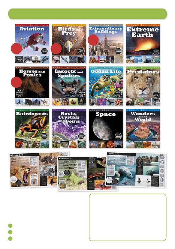 Visual explorers Children s sticker atlas 2016 The award-winning Visual explorers are inmative reference books that provide children with an insight into the exciting world around them.