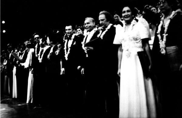 Veneracion with Imants Kokars, Gyorgy Gulays and Jan Szyrocki at the first Manila International Choral Festival in 1979 The Philippine Choral Movement Perhaps the greatest legacy of Prof.
