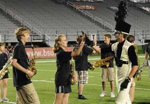 Young s extensive experience as president/ceo of Dynamic Marching, and instructor with the Carmel High School band, Carmel, Indiana.