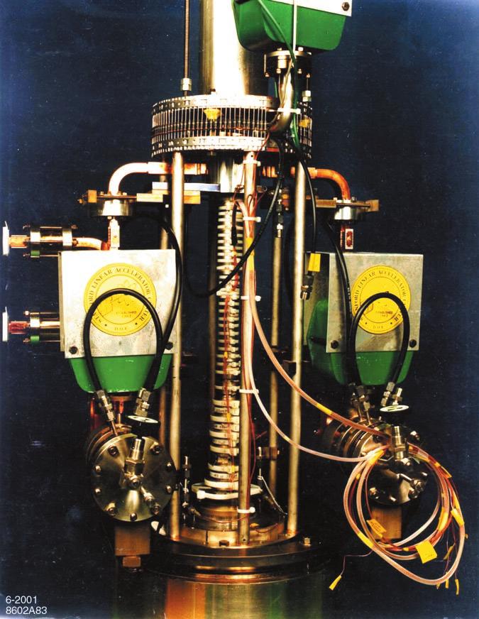 Figure 4.15: XP1 PPM stack. Since there were changes from the first 75-MW klystron, a diode (similar to the diode for the 50-MW klystron) was constructed and is now in electrical test.