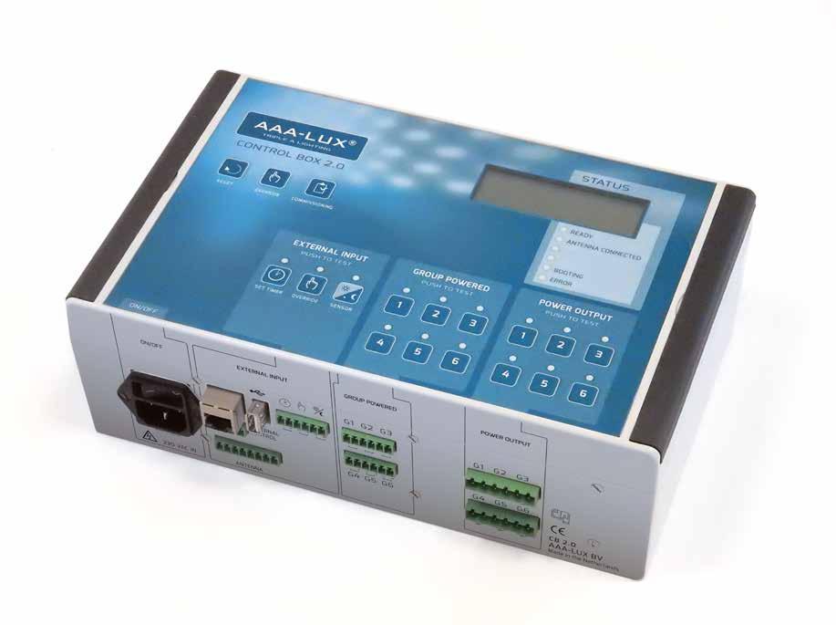 In Full Control (LCMS) Using wireless RF controls means a reliable communication without having to use cabling between