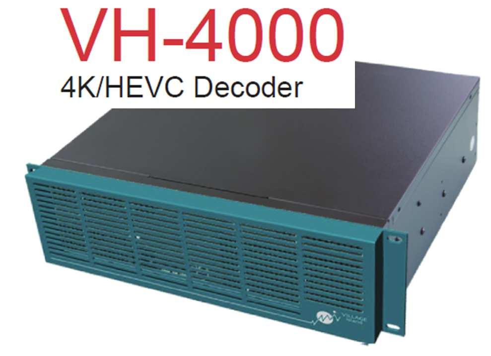 [Highlights] High Performances real-time decoder IP, DVB-ASI or TS File input 4K HEVC 60p 4:2:0 10