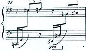 7. Dinu Lipatti Piano Sonatina, p. I, measures 83-84 3.2.